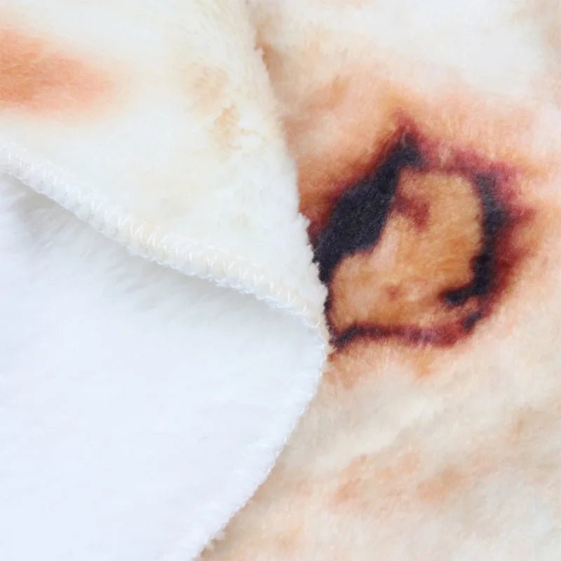 TACO HUG – Cozy Taco Flannel Blanket with Funny Tortilla Design