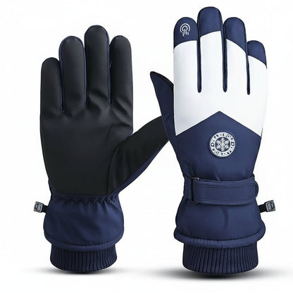 GLACIERTACT – Thermal winter gloves for skiing, waterproof, non-slip & touchscreen compatible