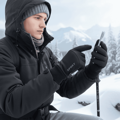 TOUCHFROST – Thermal touchscreen gloves with water protection and secure grip