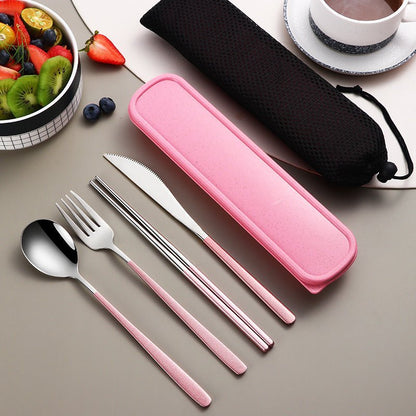 CUTLERYGO – Premium stainless steel travel cutlery set for daily use