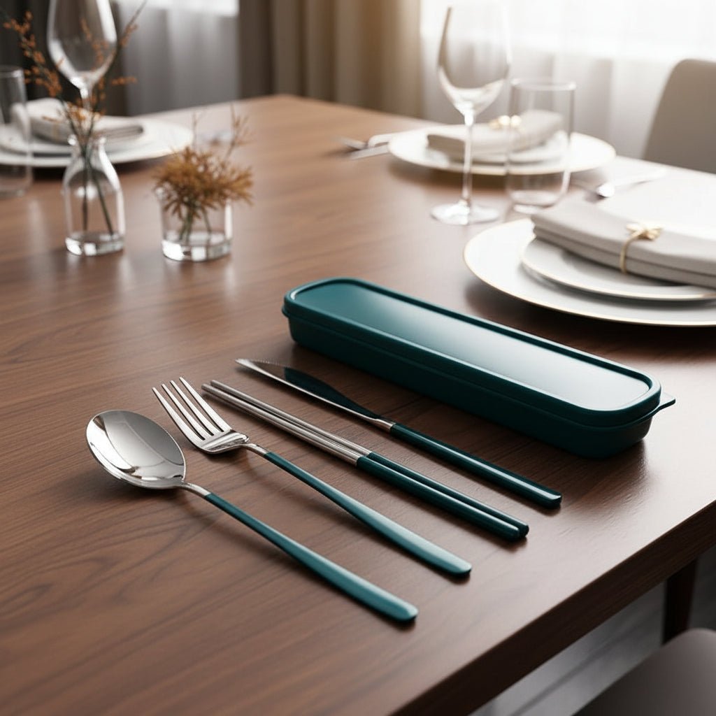 CUTLERYGO – Premium stainless steel travel cutlery set for daily use