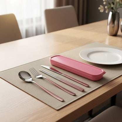 CUTLERYGO – Premium stainless steel travel cutlery set for daily use
