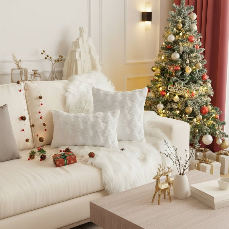 SPRUCELY – Cozy Plush Christmas Tree Pillowcase made of Ultra-Soft Fabric