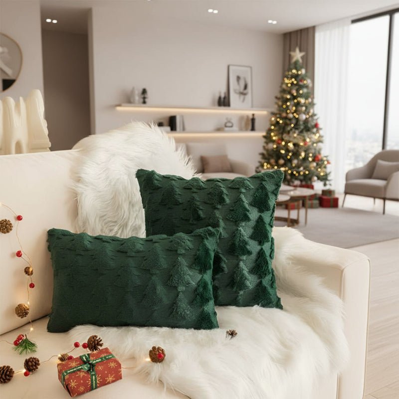 SPRUCELY – Cozy Plush Christmas Tree Pillowcase made of Ultra-Soft Fabric