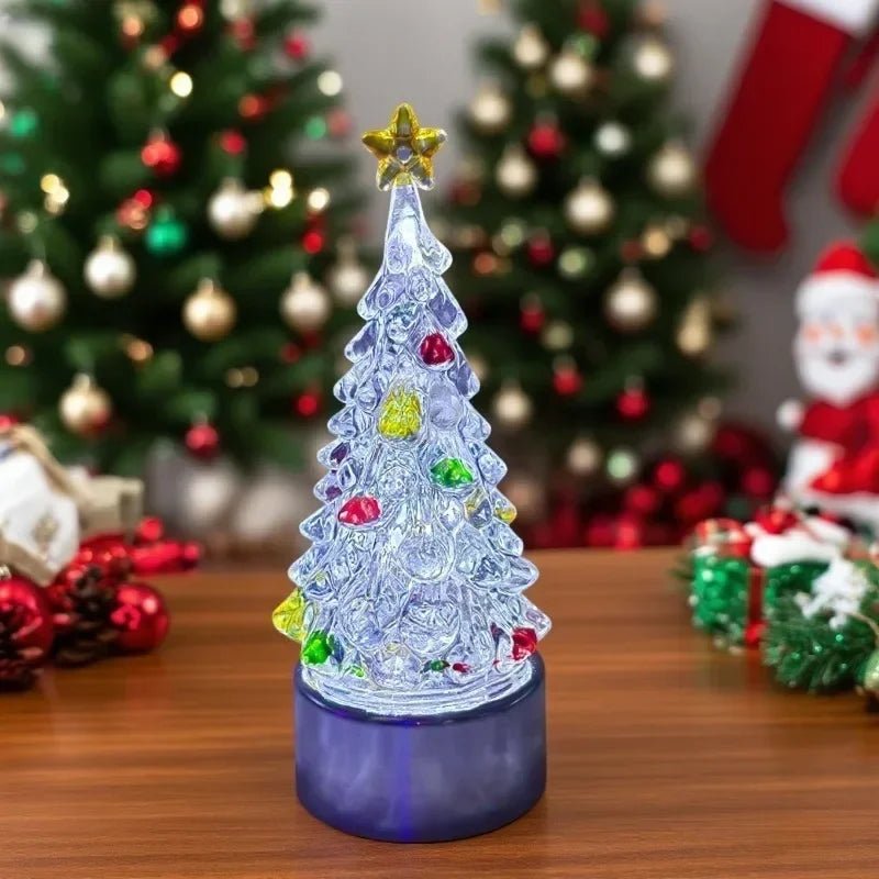 HOLIDAYLIT – Festive Christmas Tree Table and Nightstand Lamp