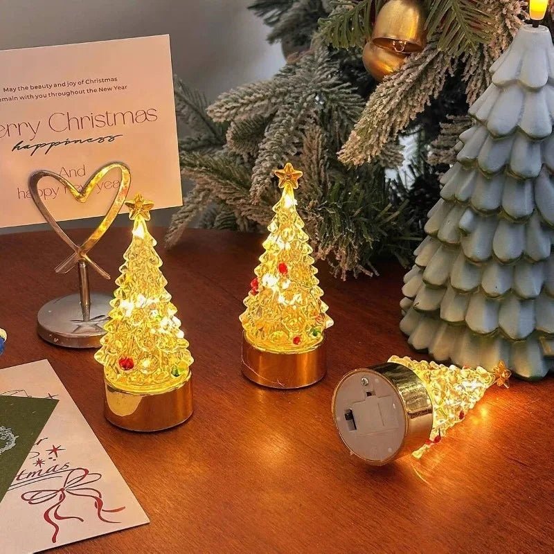 HOLIDAYLIT – Festive Christmas Tree Table and Nightstand Lamp