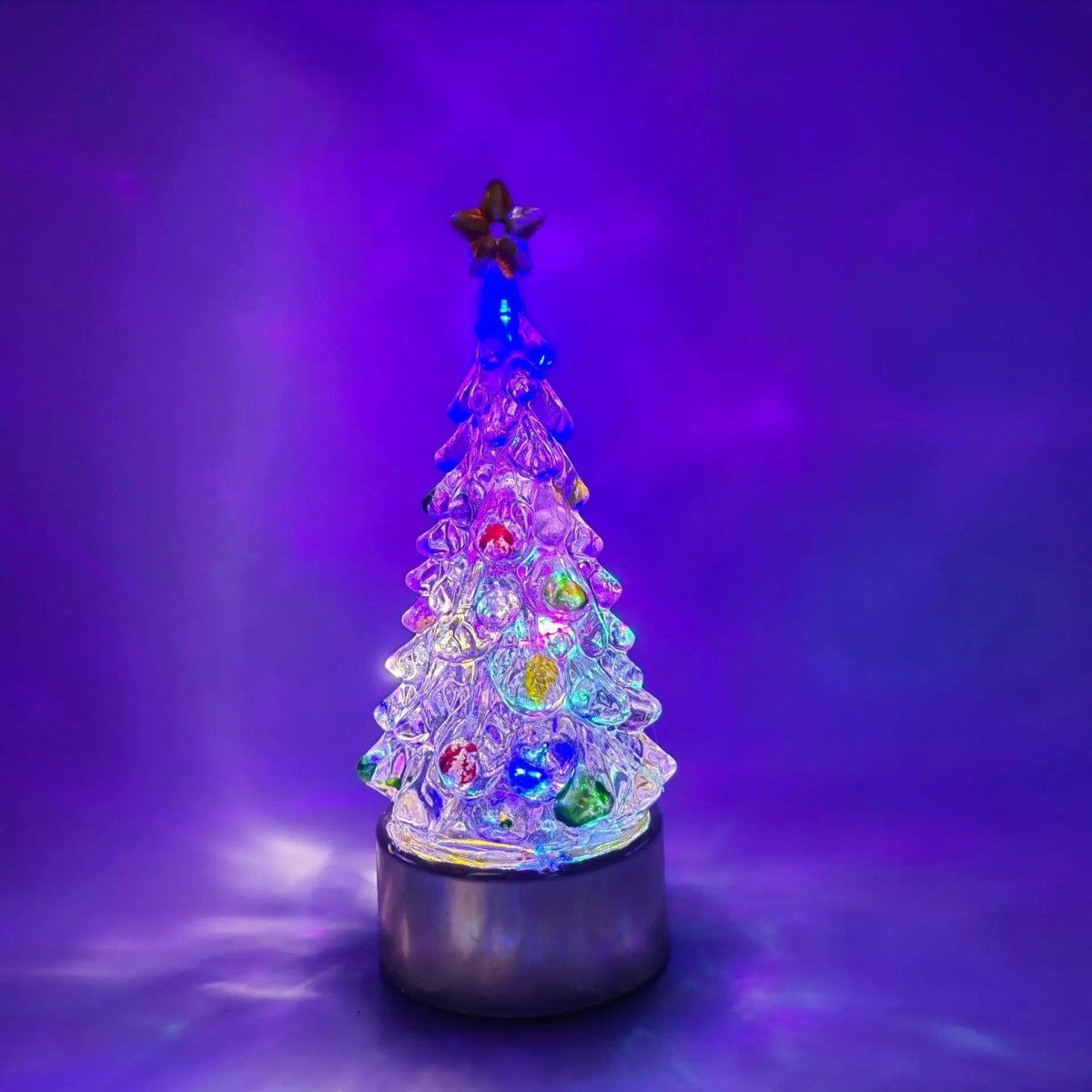 HOLIDAYLIT – Festive Christmas Tree Table and Nightstand Lamp