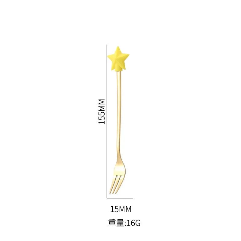 FESTIFORK – Creative Christmas Spoon & Fruit Fork Set for Coffee & Desserts
