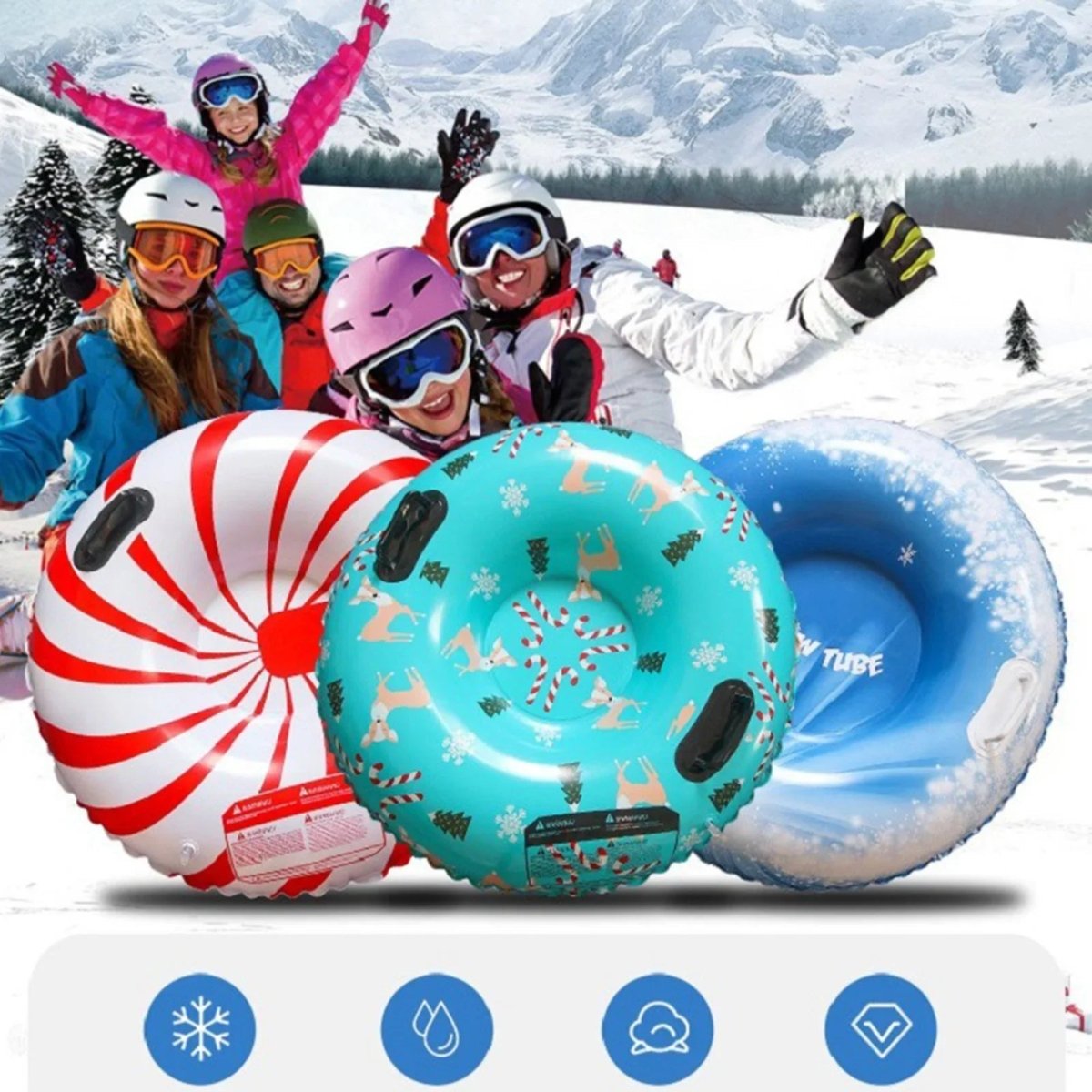 BLIZZTORQ – Inflatable Snow Tire for Ultimate Winter Fun