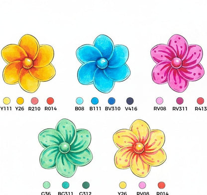CHROMAFLEX – Pen set with 48 vibrant inks for sketching and shading