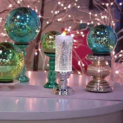 FESTIFLAME – Elegant LED Candle for Cozy Christmas Evenings