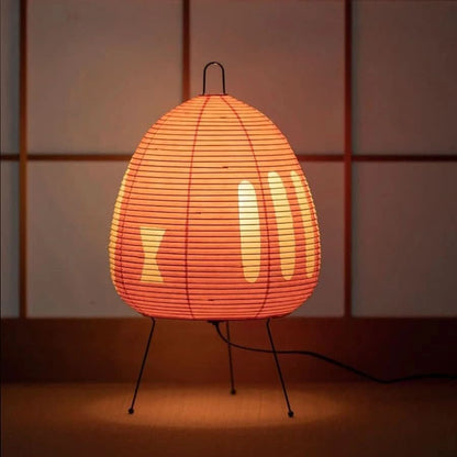 LumiRice – Elegant table lamp made of rice paper in Japanese design