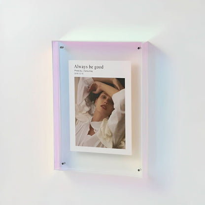 CRYSTAFRAME - Transparent acrylic picture frame for modern picture presentation