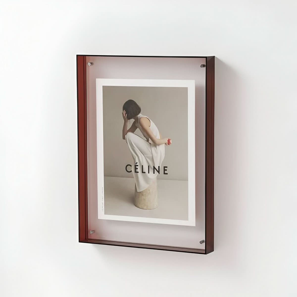 CRYSTAFRAME - Transparent acrylic picture frame for modern picture presentation
