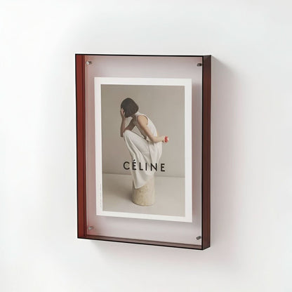 CRYSTAFRAME - Transparent acrylic picture frame for modern picture presentation
