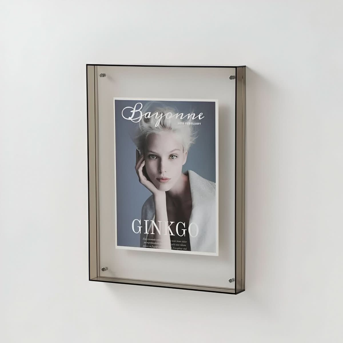 CRYSTAFRAME - Transparent acrylic picture frame for modern picture presentation