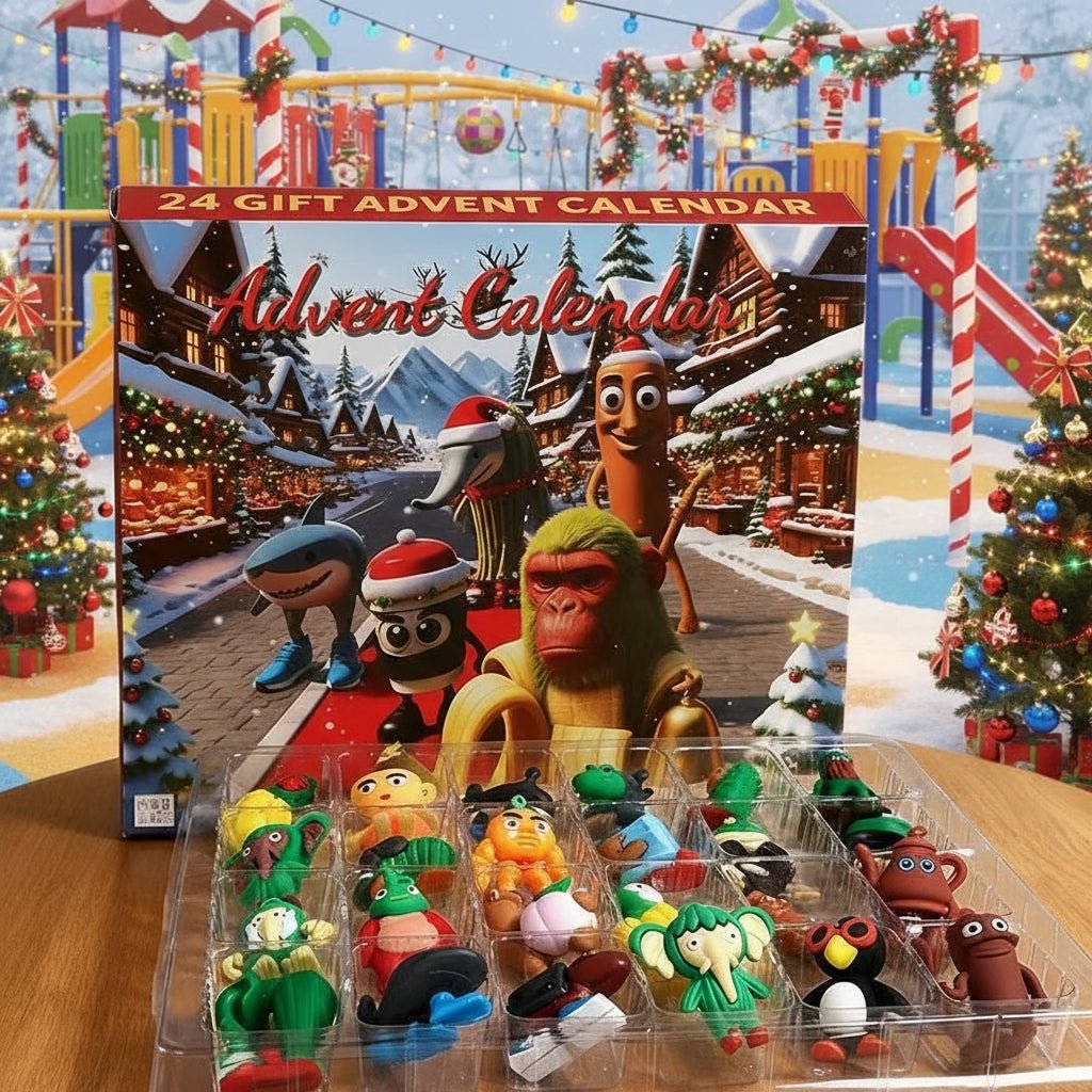 GIGGLIA – Creative Advent Calendar for Children with 24 Joyful Surprises and Play Figures