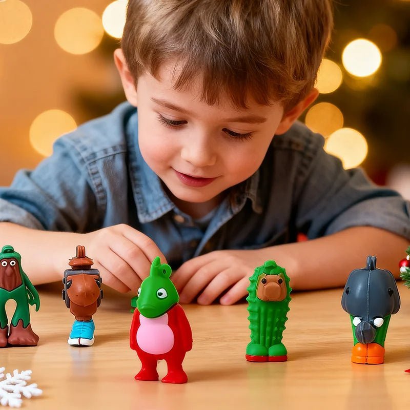 GIGGLIA – Creative Advent Calendar for Children with 24 Joyful Surprises and Play Figures