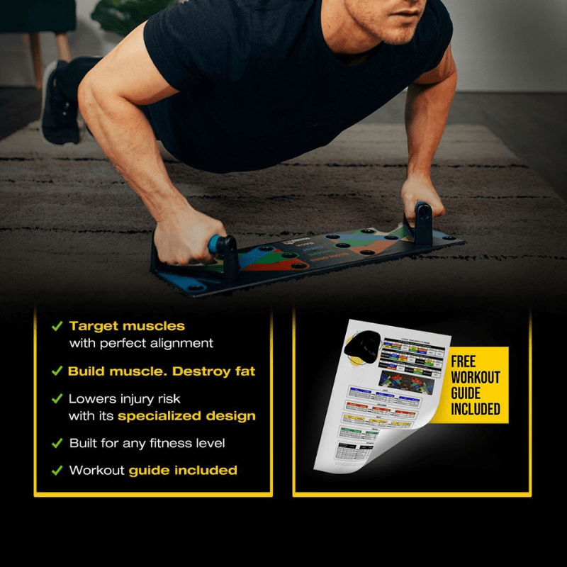 QuadroPress push-up machine - Ergonomic & effective for targeted upper body training