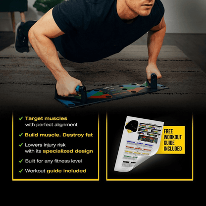 QuadroPress push-up machine - Ergonomic & effective for targeted upper body training