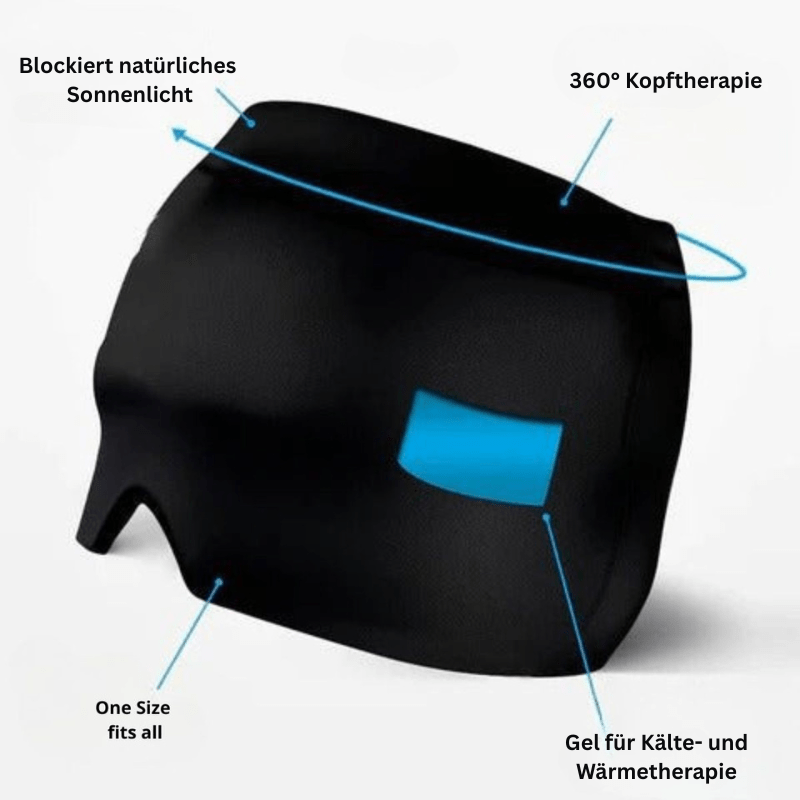 Head aid - migraine & headache mask with cold & heat therapy