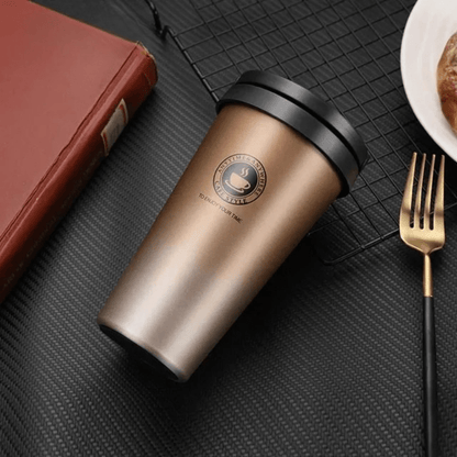 Thermasip - Insulated stainless steel travel mug | 500 ml leak-proof & double-walled