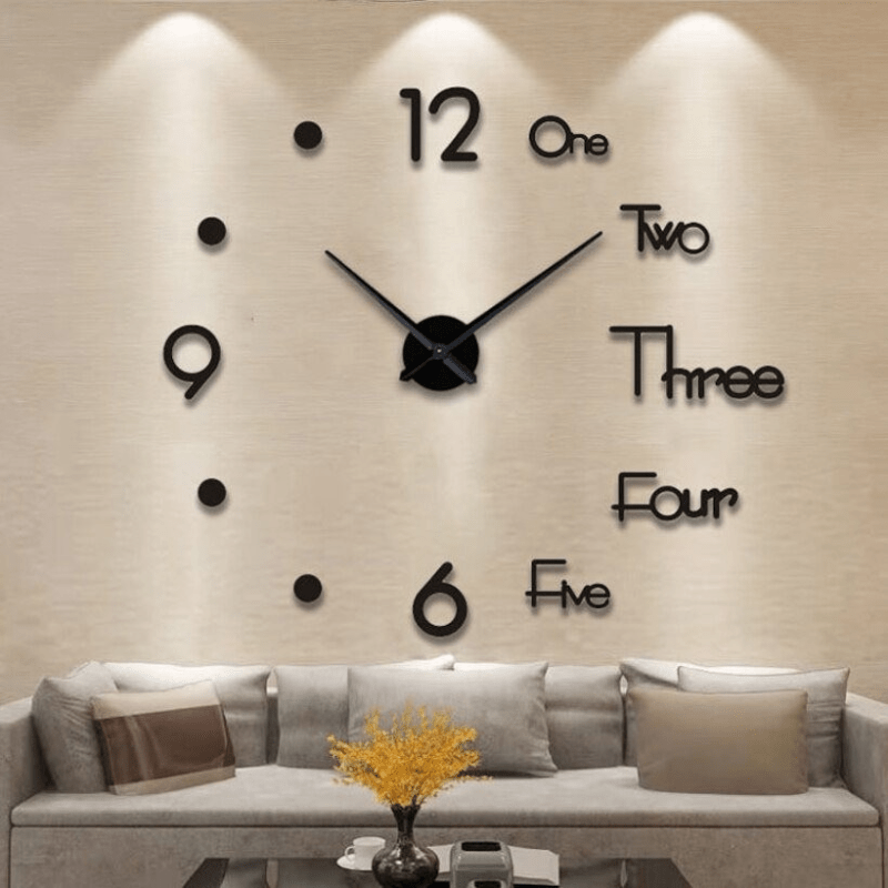 TimeDepth acrylic wall clock - Modern & stylish for any room