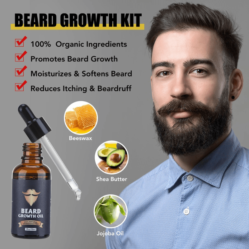 Bartboost - Beard growth kit for a healthy & strong beard