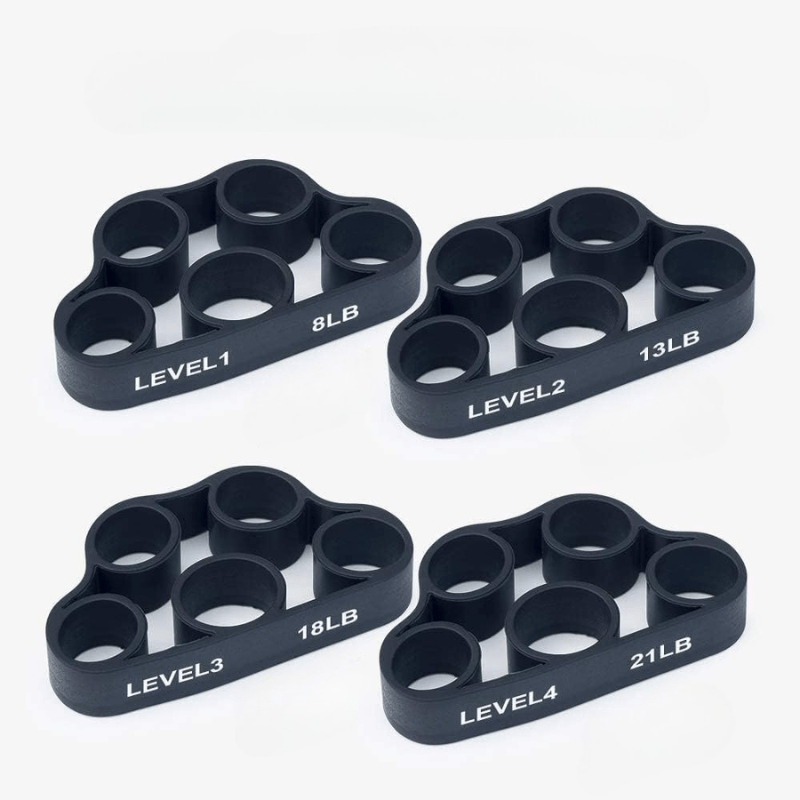 PowerGrip - set of 4 hand trainers for targeted finger and forearm strength