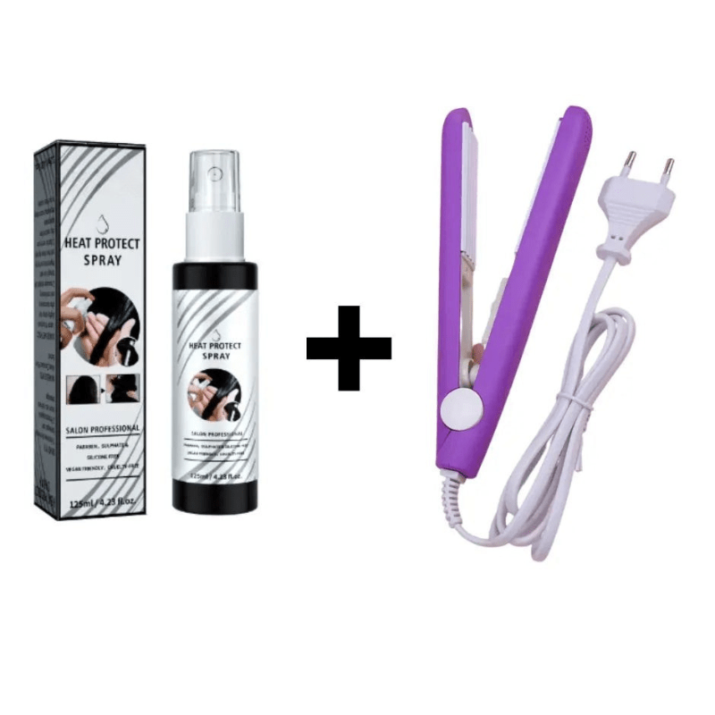 CurlOn Mini Hair Curler - Compact curling iron for soft waves & defined curls