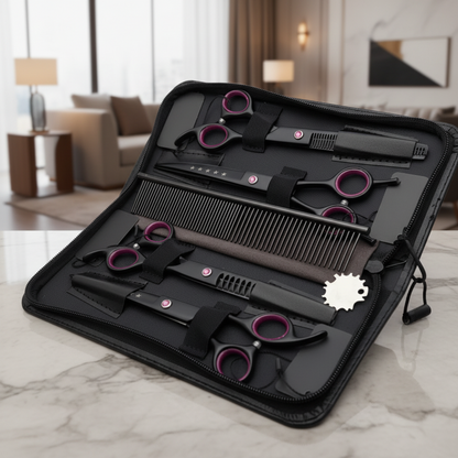 TRIMMEISTER – 4-piece Scissor Set for Precise Pet Grooming