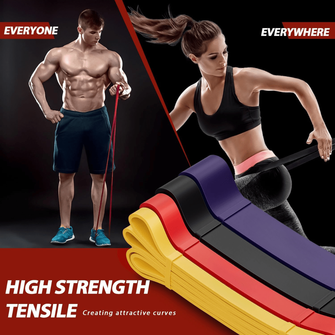 PowerBand - resistance band set for pull-ups & strength training
