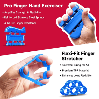 Gripmaster - Adjustable hand amplifier for targeted grip strength training