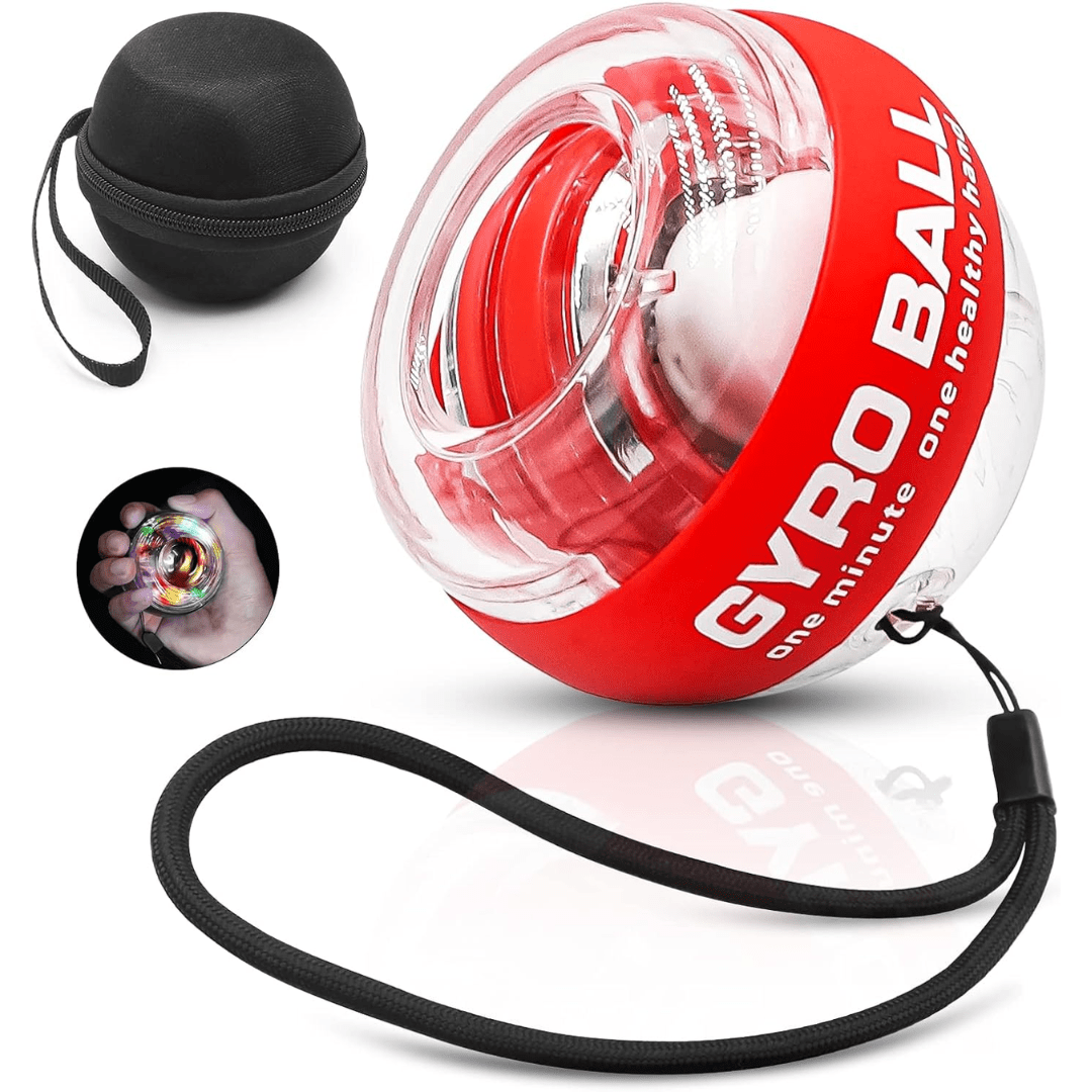 Gyropower - self-starting pole grid with gyroscopic resistance for forearm training