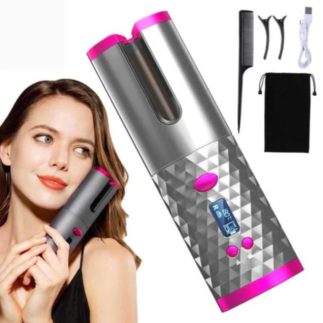 Curlmaster Wireless Auto Curler - Wireless curling iron for perfect curls