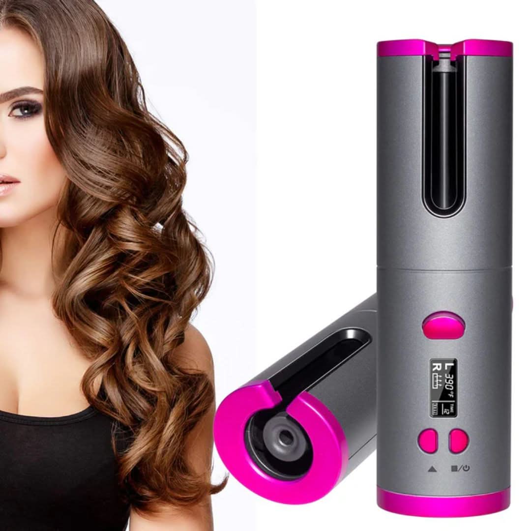 Curlmaster Wireless Auto Curler - Wireless curling iron for perfect curls