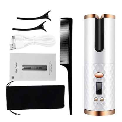 Curlmaster Wireless Auto Curler - Wireless curling iron for perfect curls