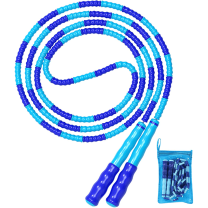 Flexirope - Adjustable bead skipping rope for cardio & endurance training