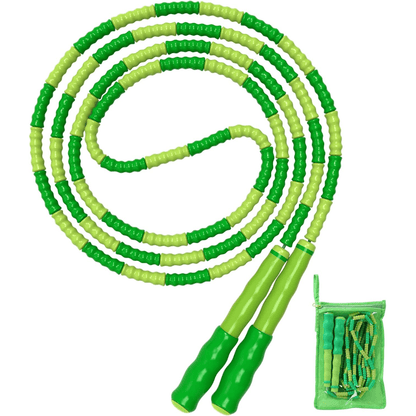 Flexirope - Adjustable bead skipping rope for cardio & endurance training