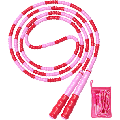 Flexirope - Adjustable bead skipping rope for cardio & endurance training