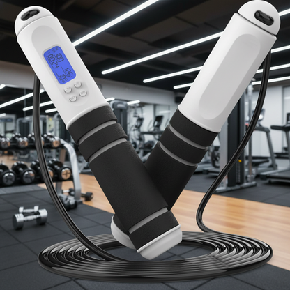 Speedfit - Digital skipping rope with calorie counter & target reminder