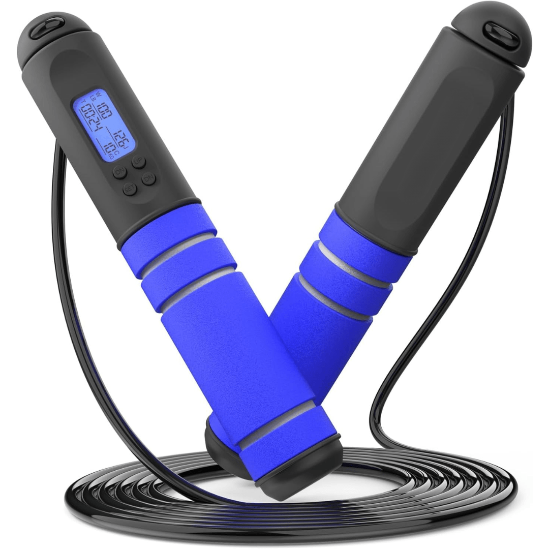 Speedfit - Digital skipping rope with calorie counter & target reminder