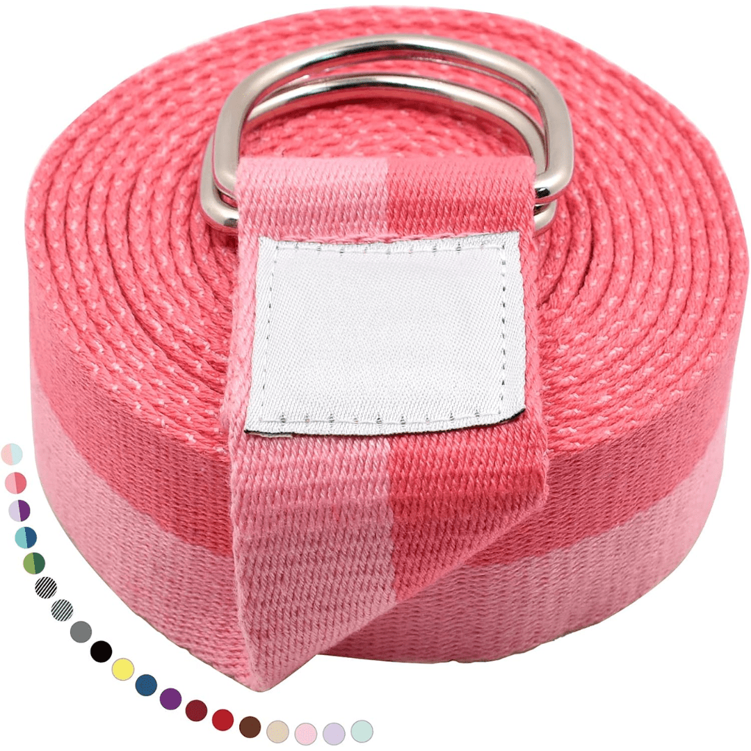 Flexfit Yoga Strap - Adjustable strap for stretching & flexibility
