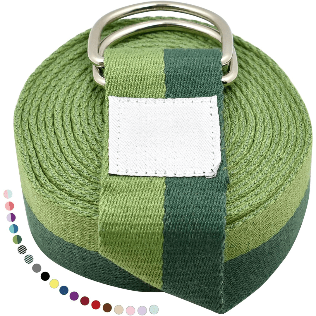 Flexfit Yoga Strap - Adjustable strap for stretching & flexibility