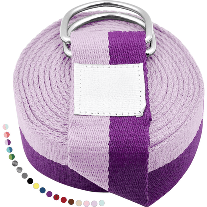 Flexfit Yoga Strap - Adjustable strap for stretching & flexibility