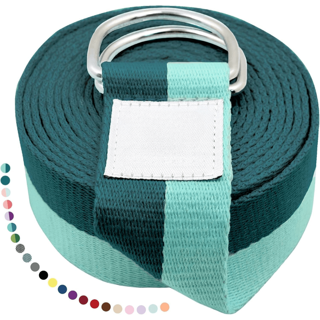 Flexfit Yoga Strap - Adjustable strap for stretching & flexibility