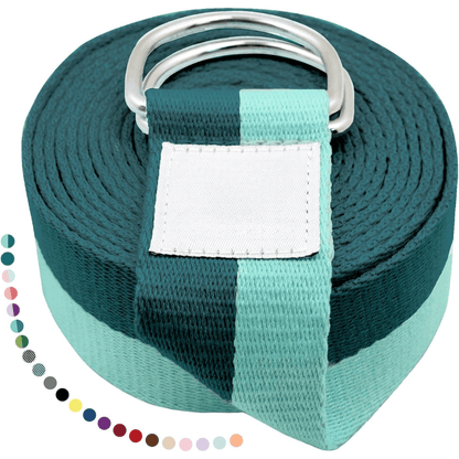 Flexfit Yoga Strap - Adjustable strap for stretching & flexibility