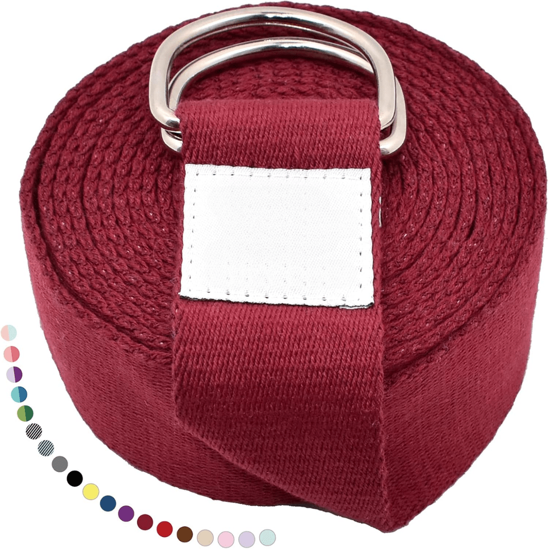 Flexfit Yoga Strap - Adjustable strap for stretching & flexibility