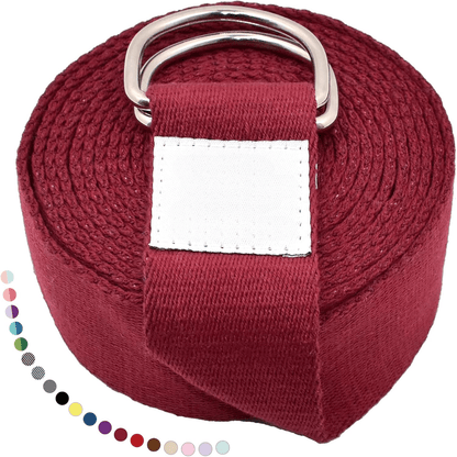 Flexfit Yoga Strap - Adjustable strap for stretching & flexibility