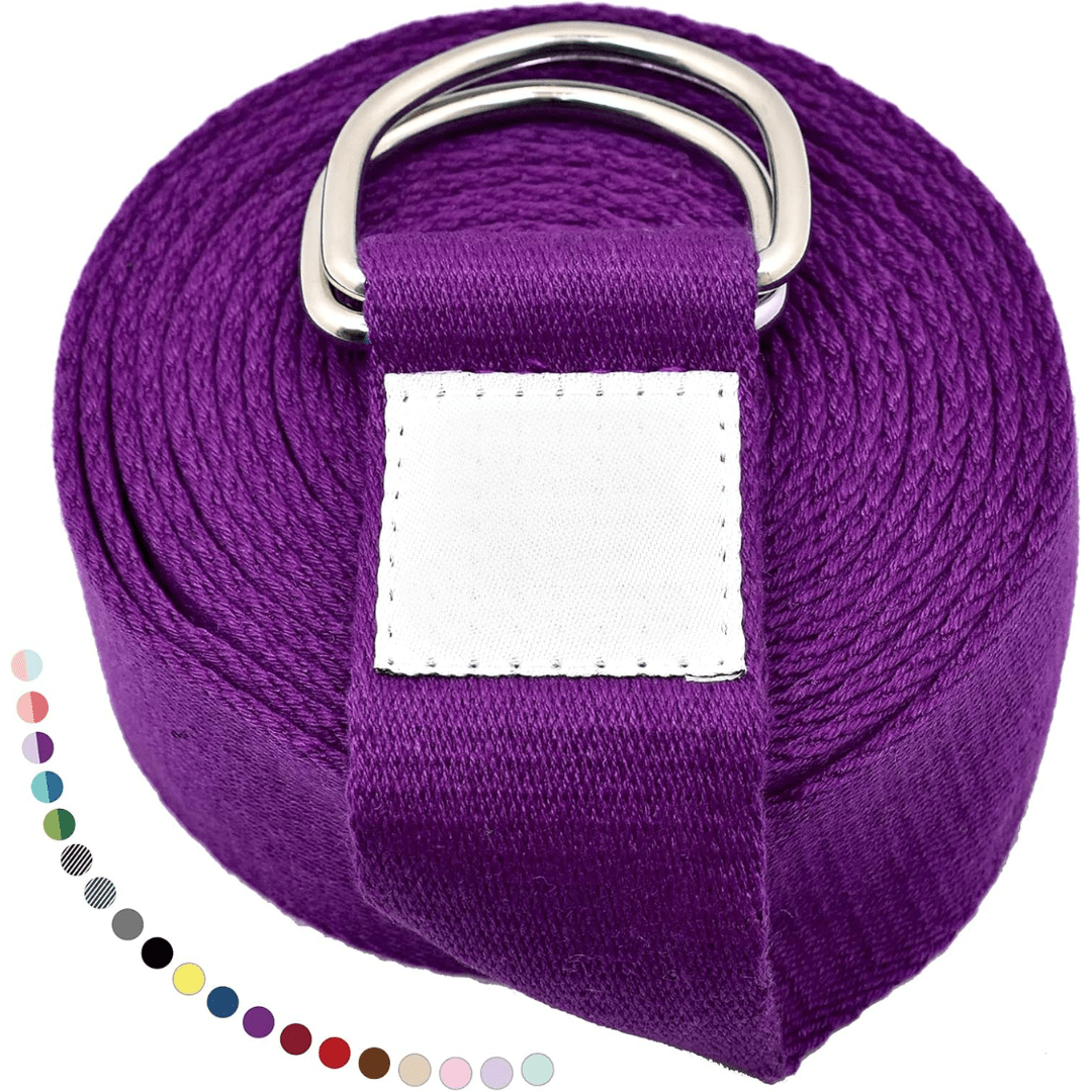 Flexfit Yoga Strap - Adjustable strap for stretching & flexibility